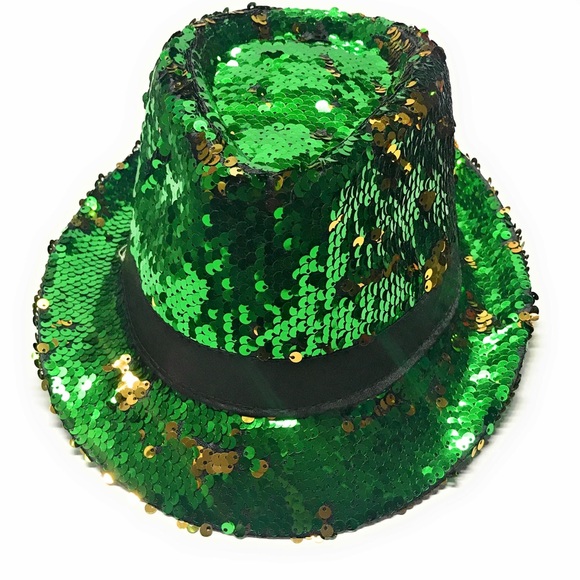 Fedora 2-way Sequin Unisex Hat (One Size) - Picture 5 of 5